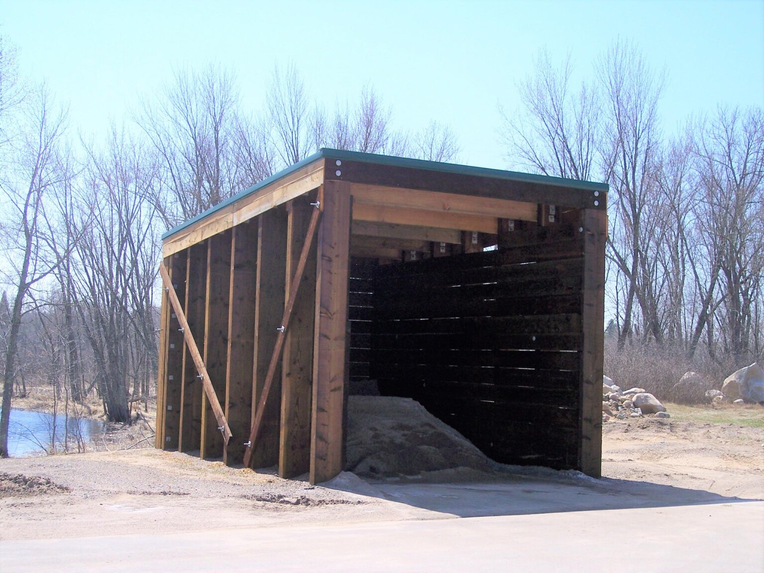 Salt Bucket Storage Salt Storage | Wheeler